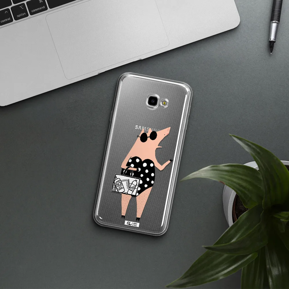 Lady Pig Samsung J4 Plus Clear TPU Case