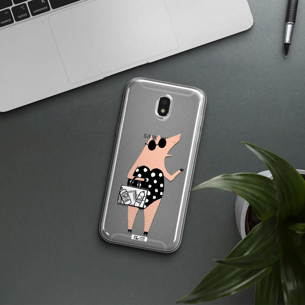 Lady Pig Samsung J5 2017 Clear TPU Case