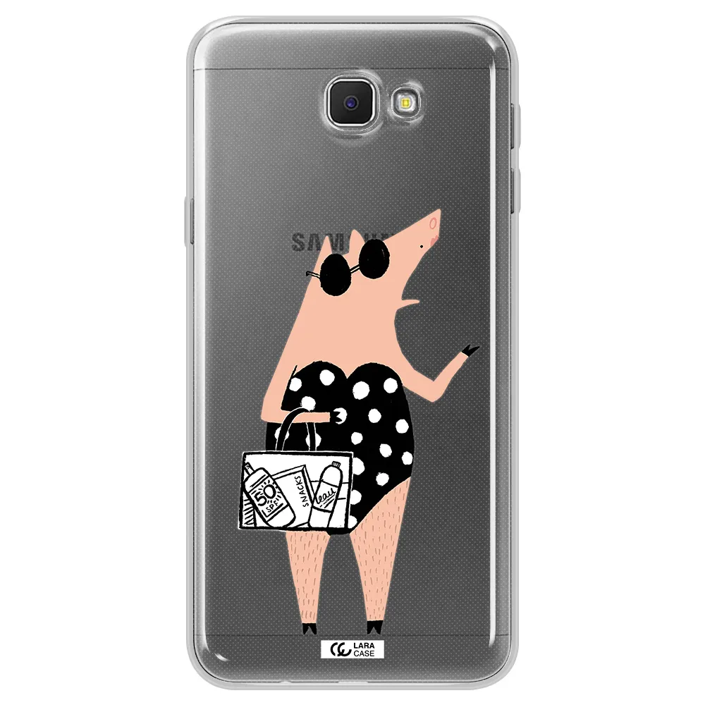 Lady Pig Samsung J5 Prime Clear TPU Case