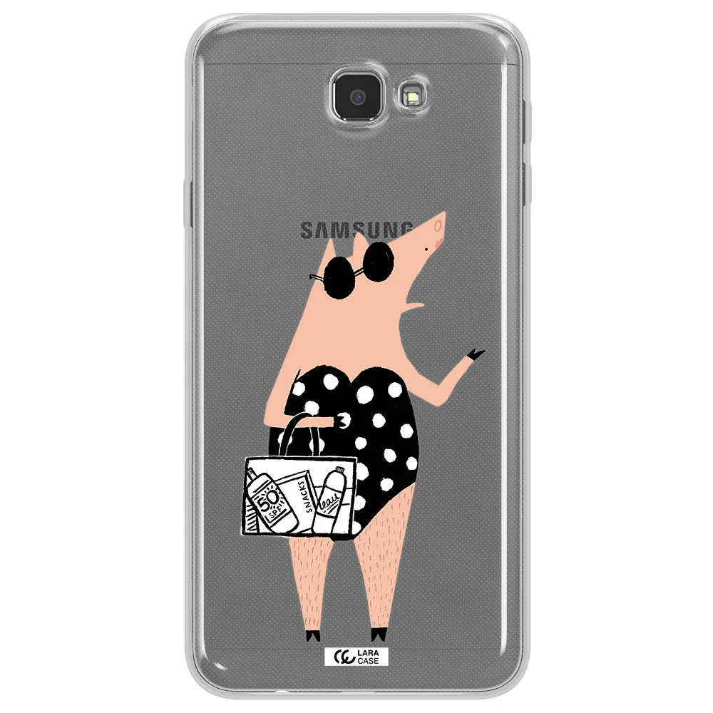 Lady Pig Samsung J7 Prim Clear TPU Case