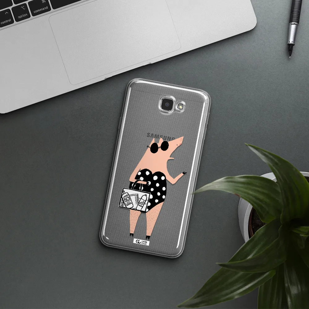 Lady Pig Samsung J7 Prim Clear TPU Case
