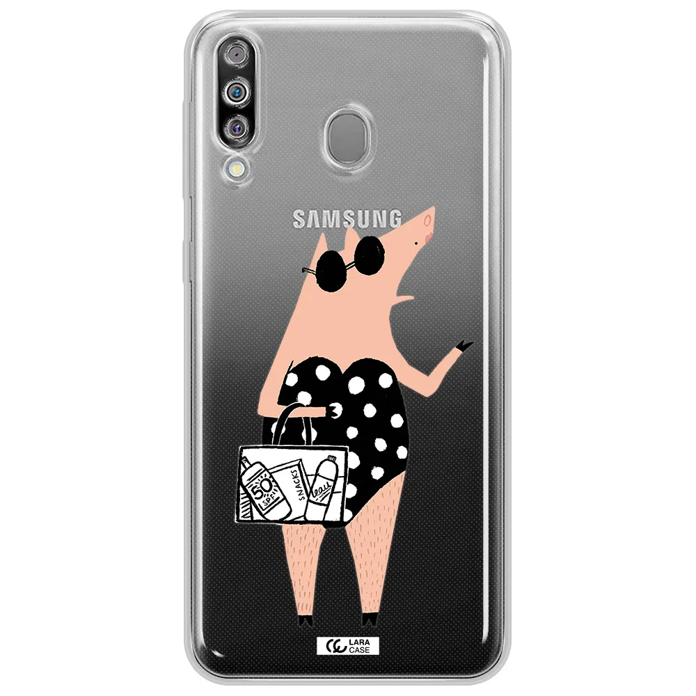 Lady Pig Samsung M30 Clear TPU Case