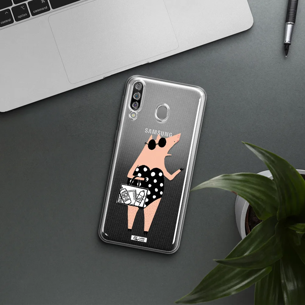 Lady Pig Samsung M30 Clear TPU Case