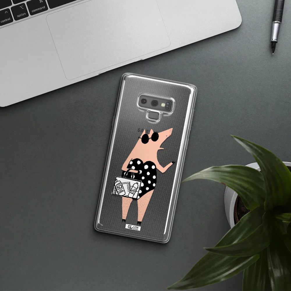Lady Pig Samsung Note 9 Clear TPU Case