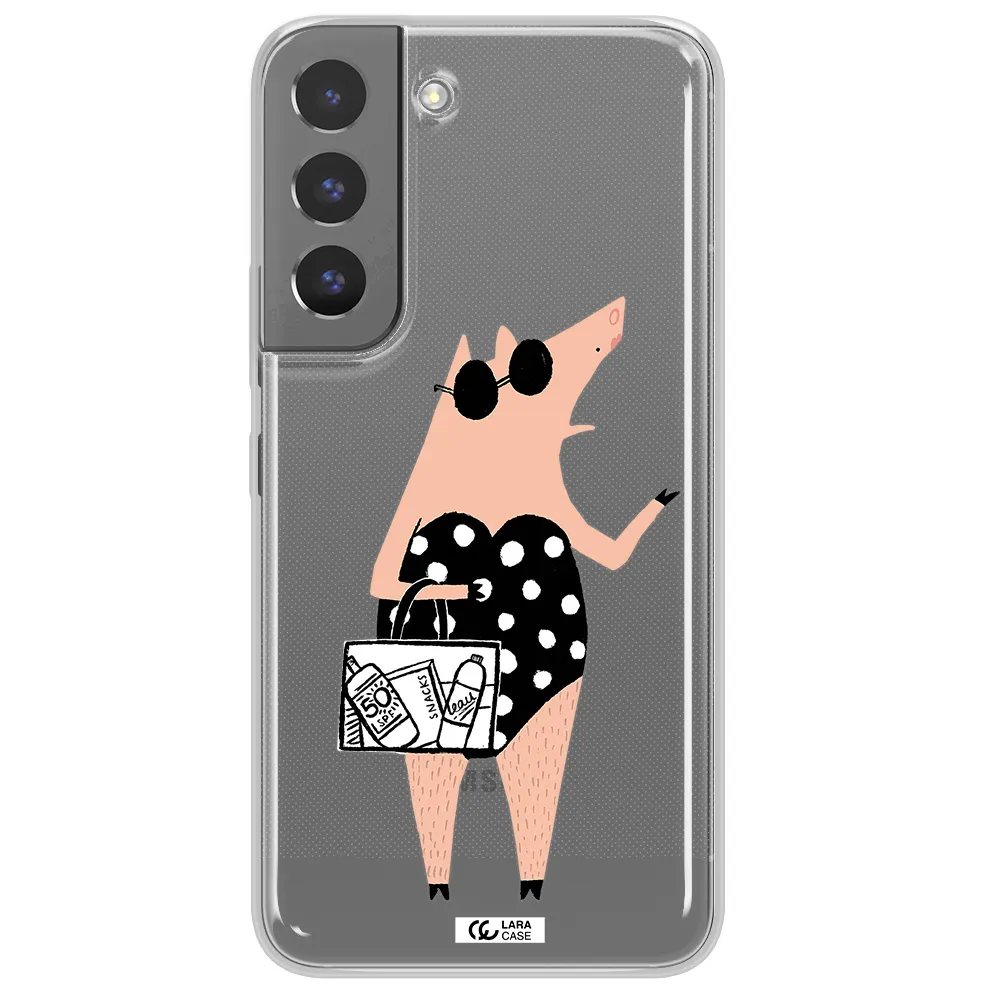 Lady Pig Samsung S 22 Plus Clear TPU Case