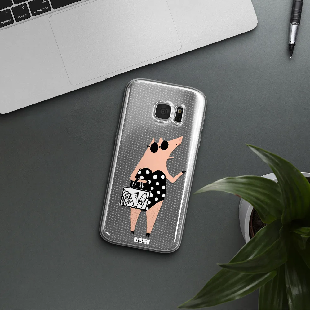 Lady Pig Samsung S 7 Clear TPU Case
