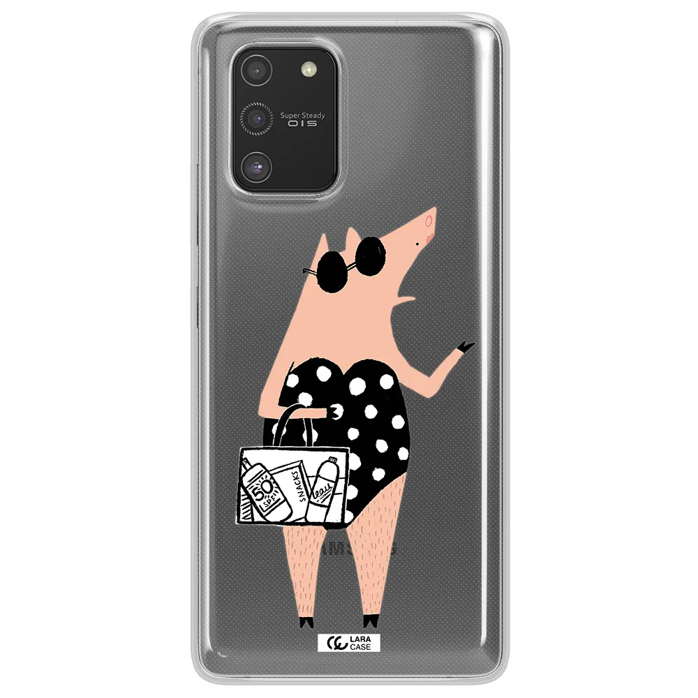 Lady Pig Samsung S10 Lite Clear TPU Case