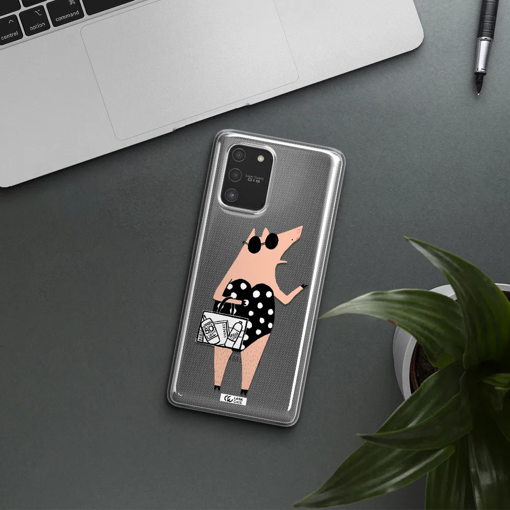 Lady Pig Samsung S10 Lite Clear TPU Case