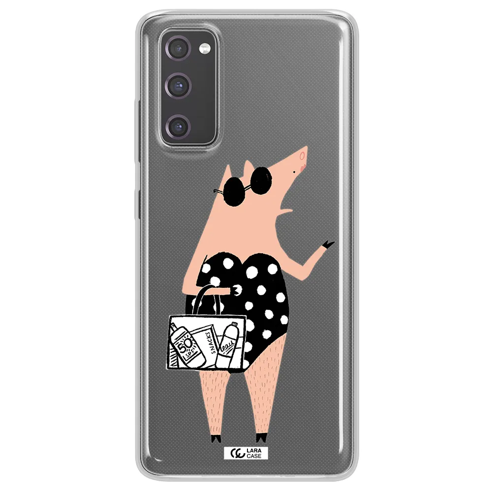 Lady Pig Samsung S20 Fe Clear TPU Case