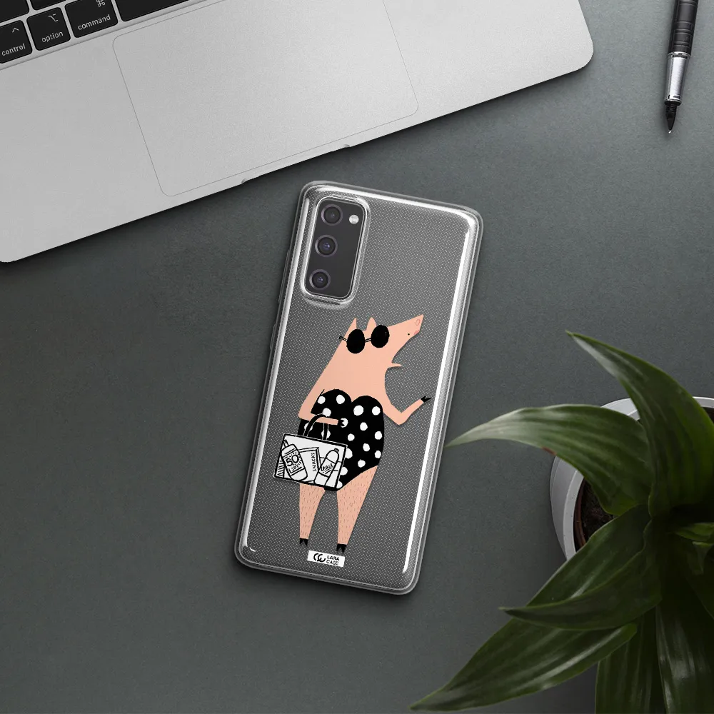 Lady Pig Samsung S20 Fe Clear TPU Case