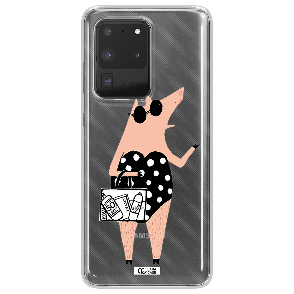Lady Pig Samsung S20 Ultra Clear TPU Case