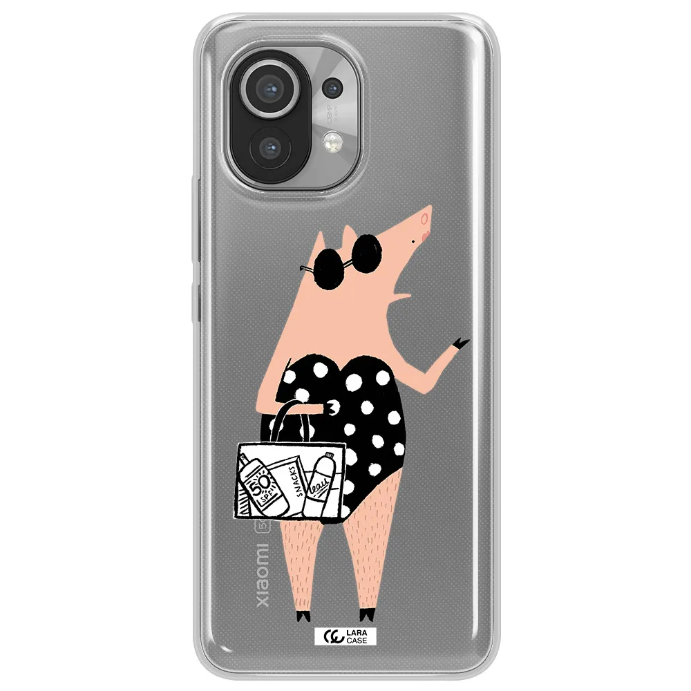 Lady Pig Xiaomi Mi 11 Clear TPU Case