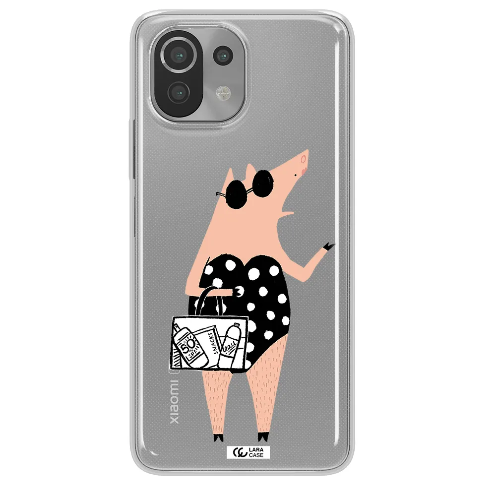 Lady Pig Xiaomi Mi 11 Lite Clear TPU Case