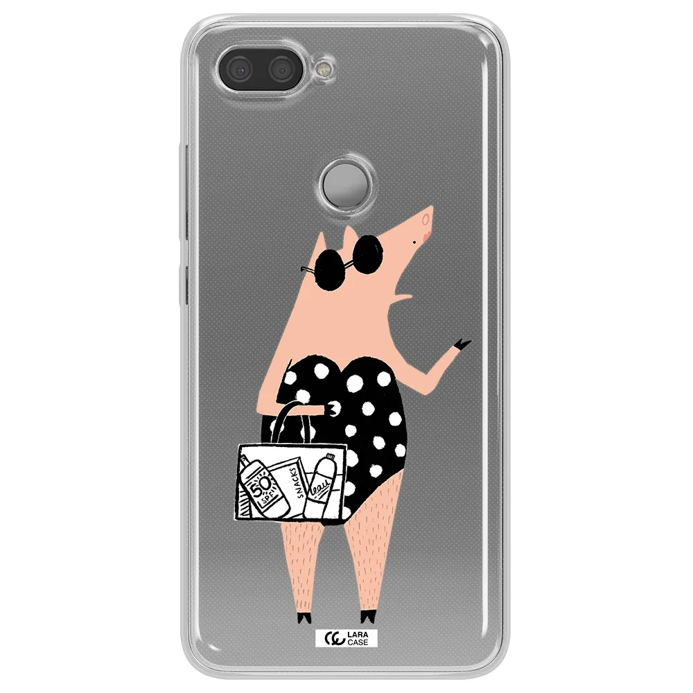 Lady Pig Xiaomi Mi 8 Lite Clear TPU Case