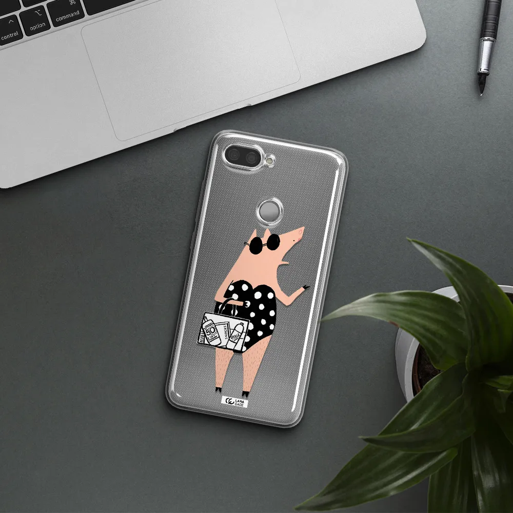 Lady Pig Xiaomi Mi 8 Lite Clear TPU Case