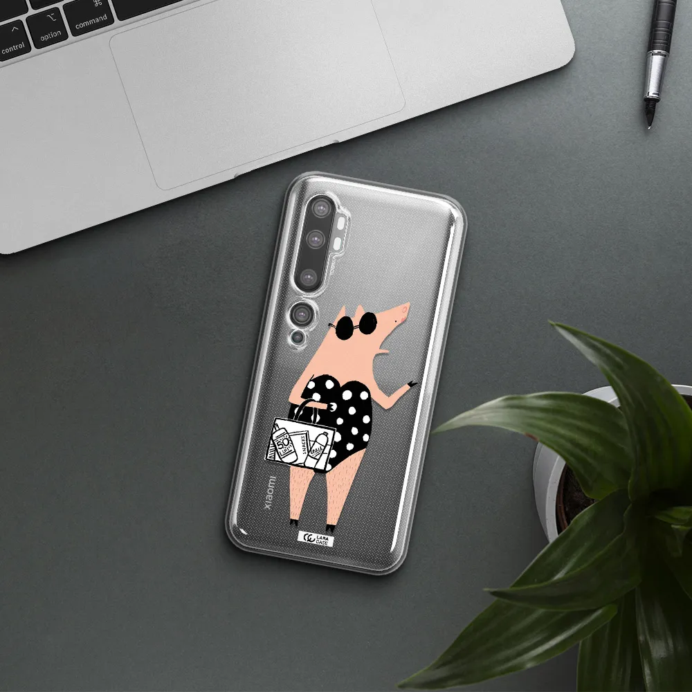 Lady Pig Xiaomi Mi Note 10 Clear TPU Case