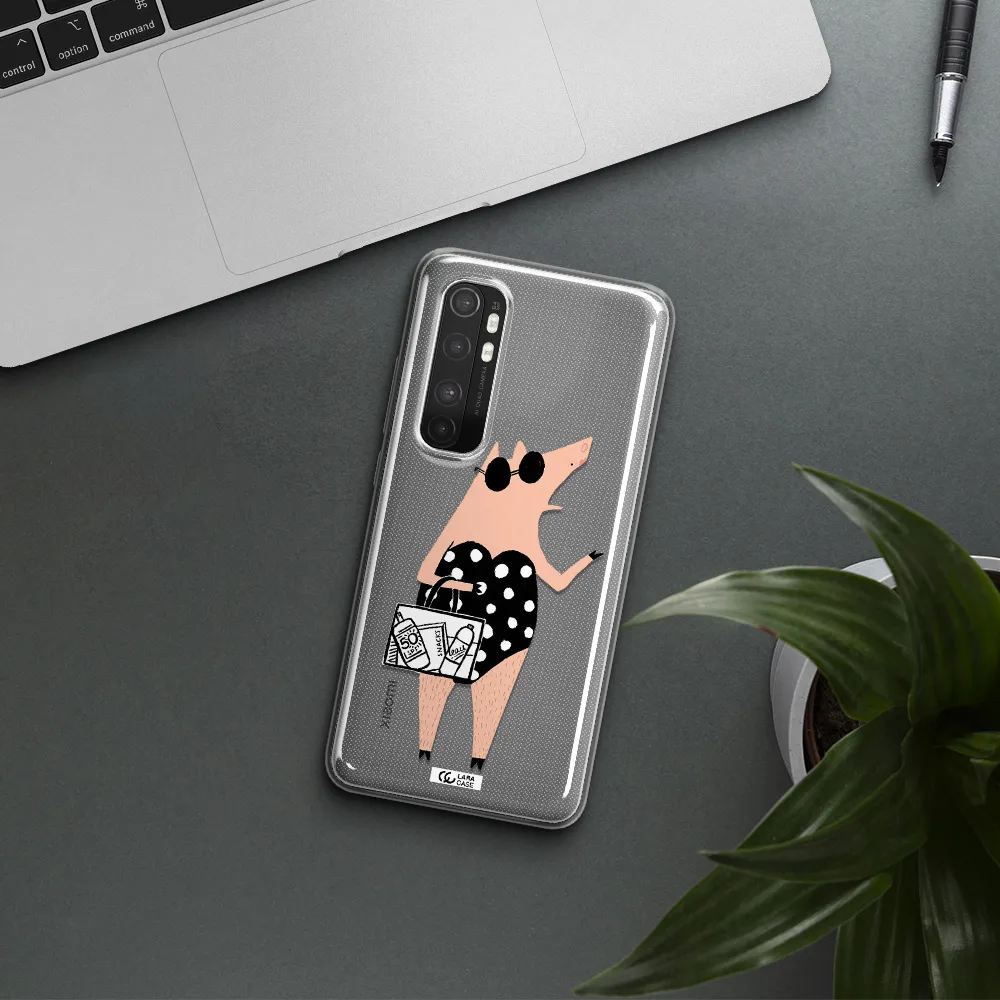 Lady Pig Xiaomi Mi Note 10 Lite Clear TPU Case