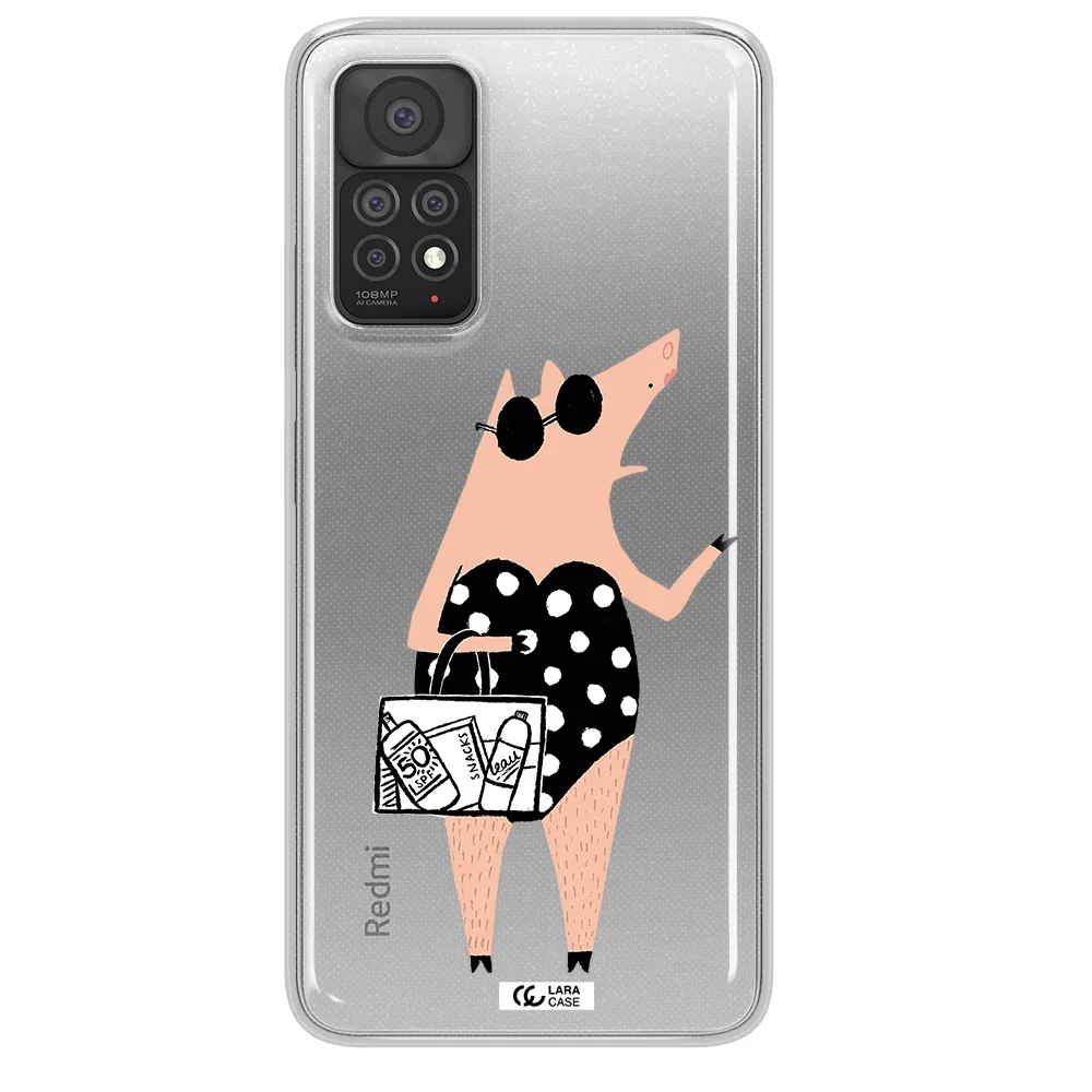Lady Pig Xiaomi Note 11 Pro Clear TPU Case
