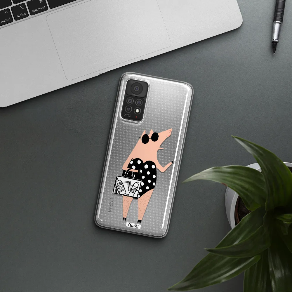 Lady Pig Xiaomi Note 11 Pro Clear TPU Case