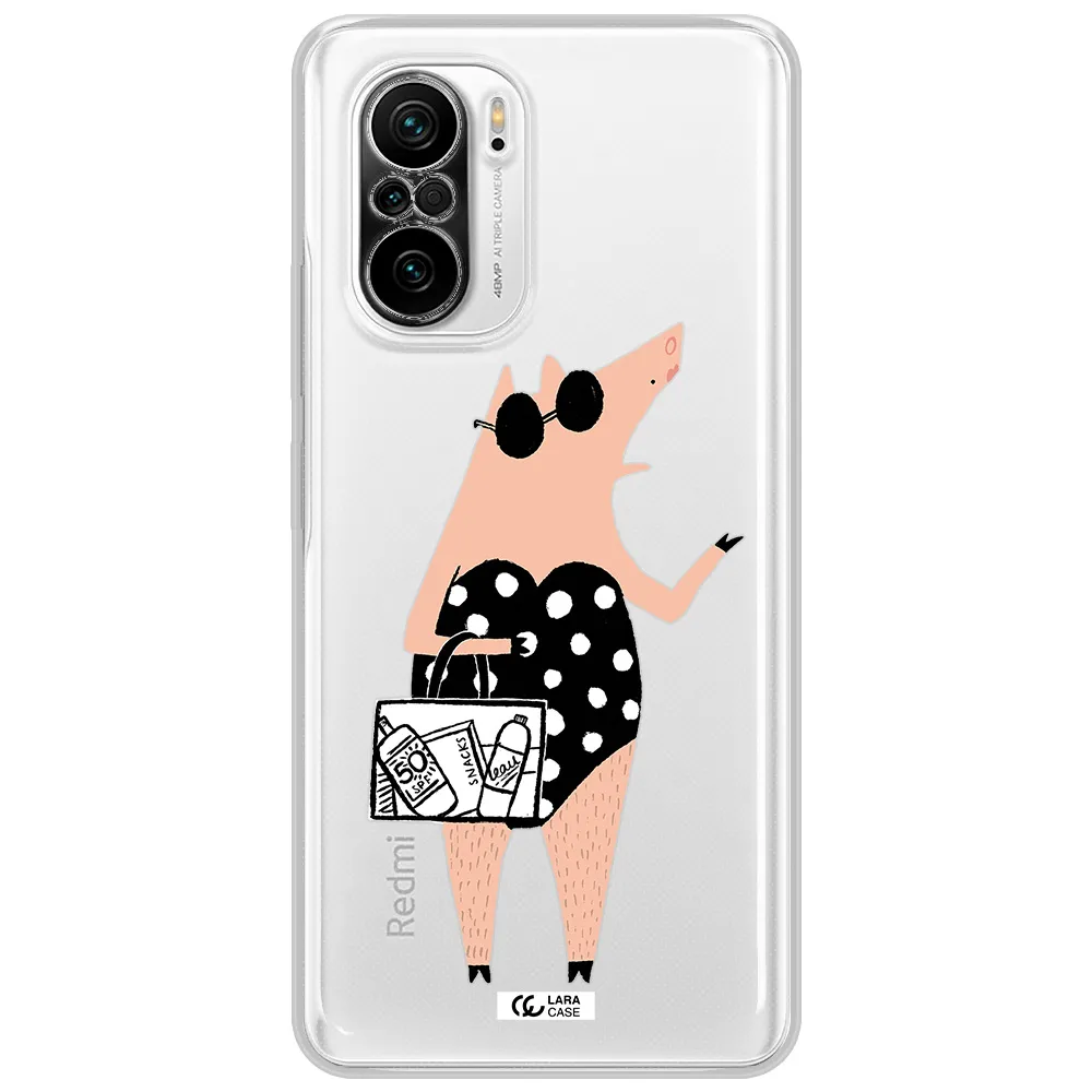 Lady Pig Xiaomi Poco F3 Clear Tpu Case