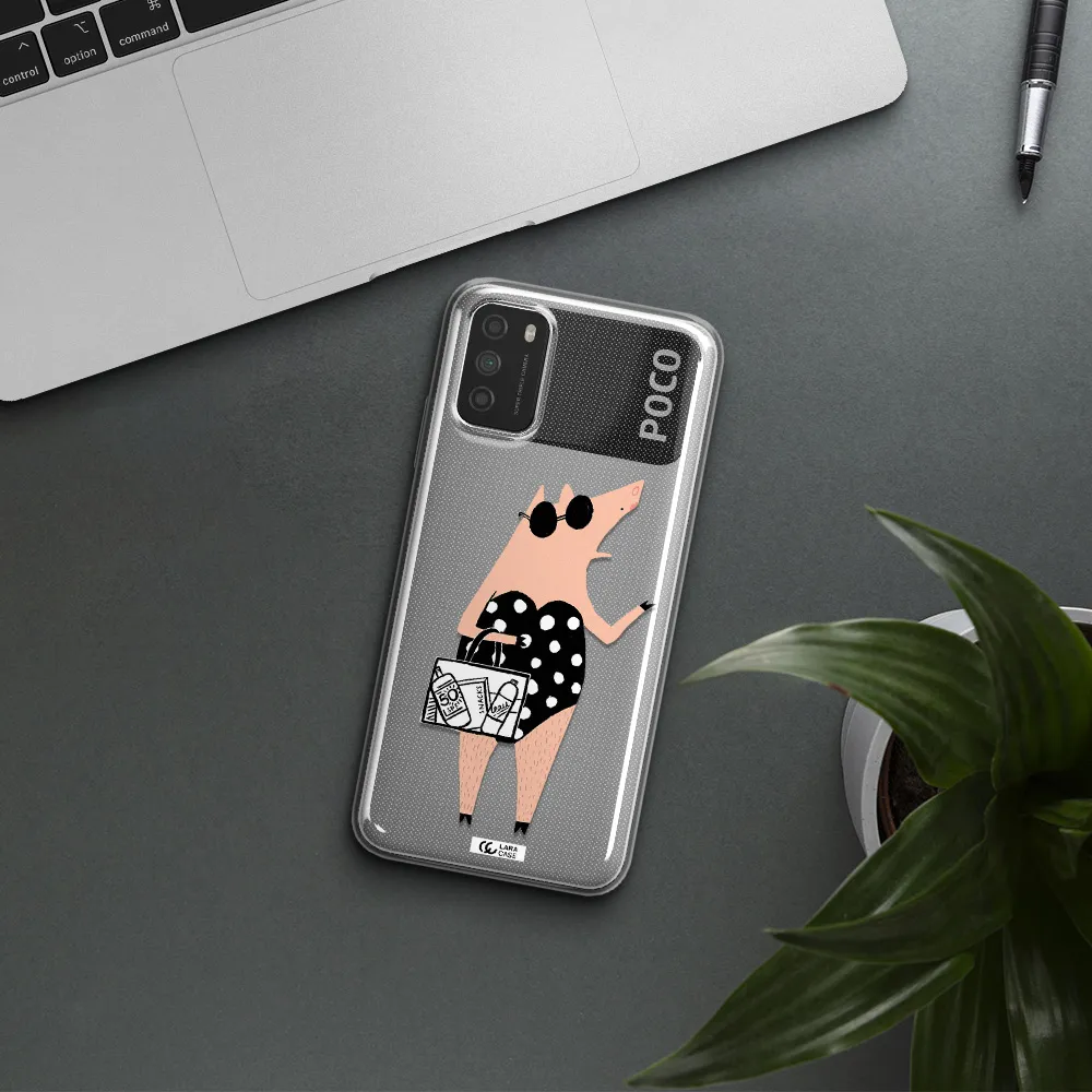 Lady Pig Xiaomi Poco M3 Clear TPU Case