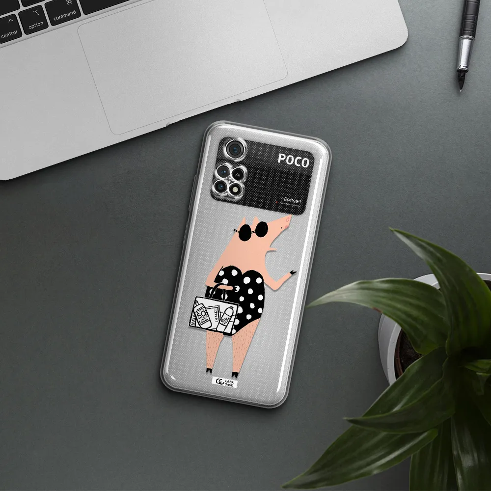 Lady Pig Xiaomi Poco M4 Pro 4G Clear Tpu Case