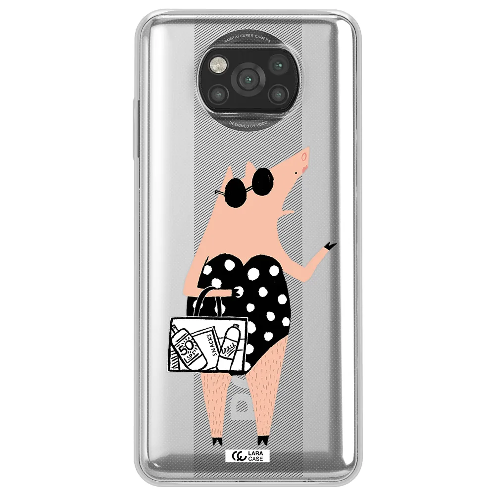 Lady Pig Xiaomi Poco X3 Clear TPU Case
