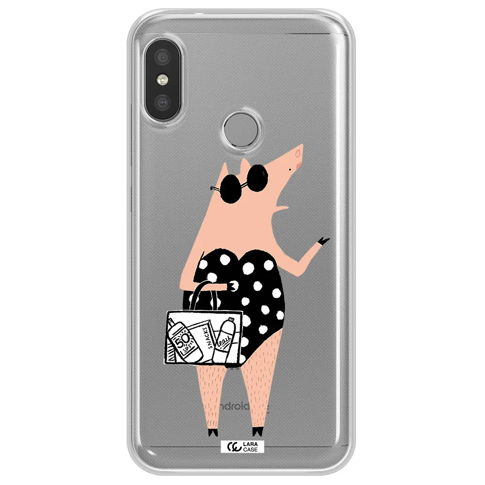 Lady Pig Xiaomi Redmi 6 Pro Clear TPU Case