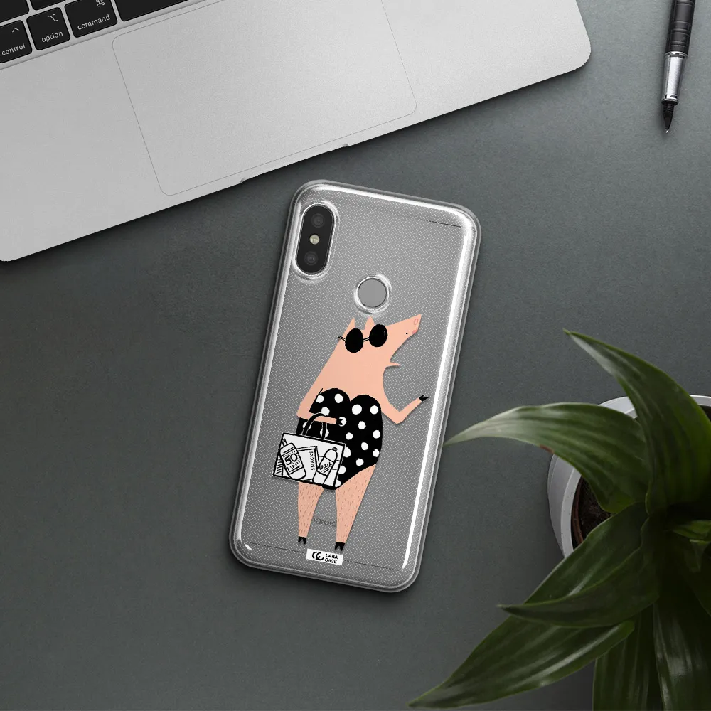Lady Pig Xiaomi Redmi 6 Pro Clear TPU Case