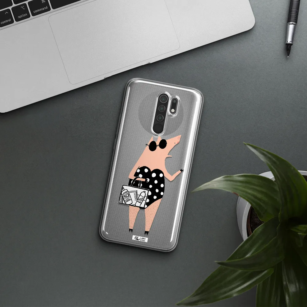 Lady Pig Xiaomi Redmi 9 Clear TPU Case