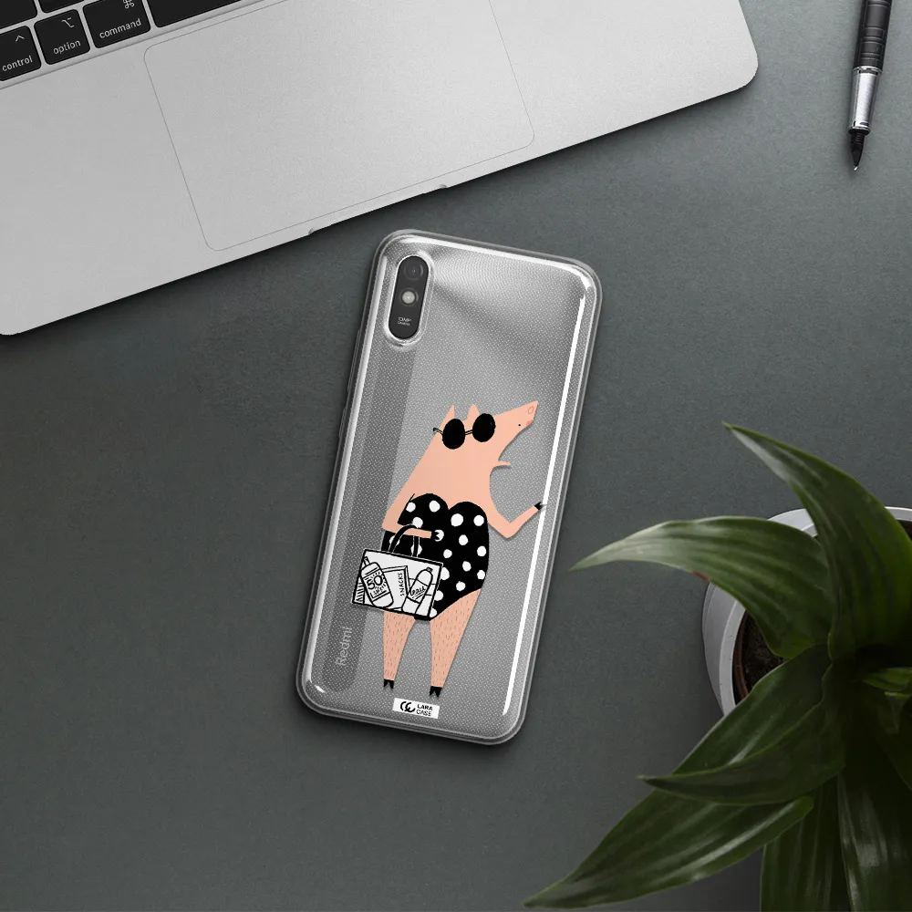 Lady Pig Xiaomi Redmi 9A Clear TPU Case