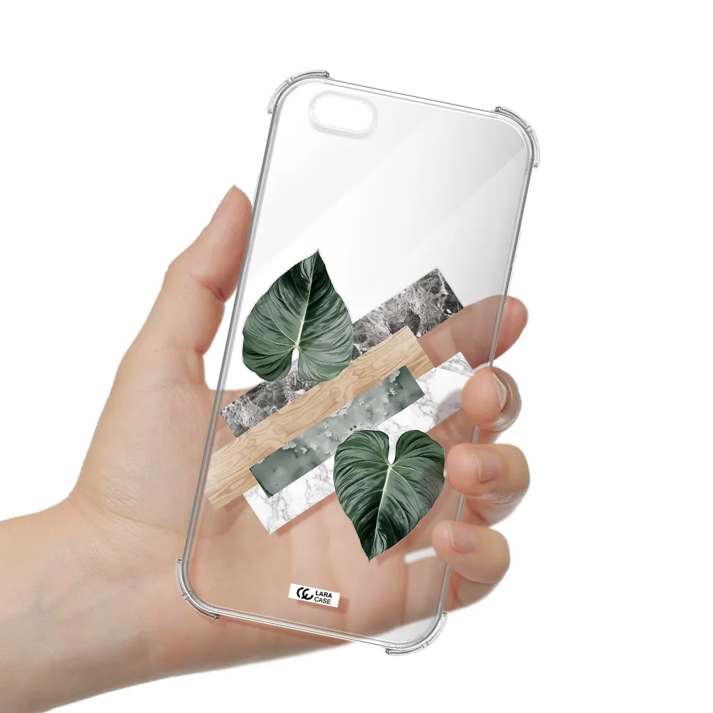 Tropical Leaves Apple iPhone 6S Clear PC Case