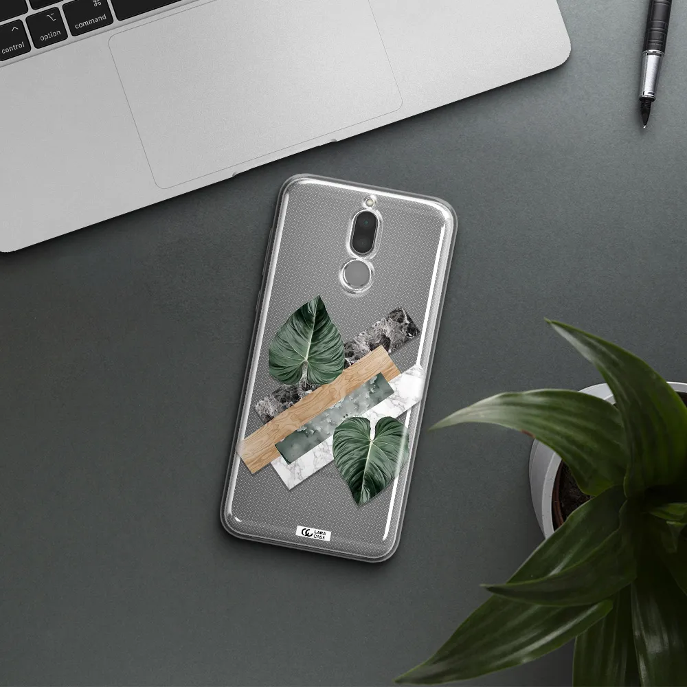Tropical Leaves Huawei Mate 10 Lite Clear TPU Case