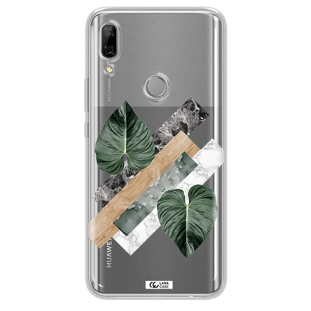 Tropical Leaves Huawei P Smart Z Clear TPU Case