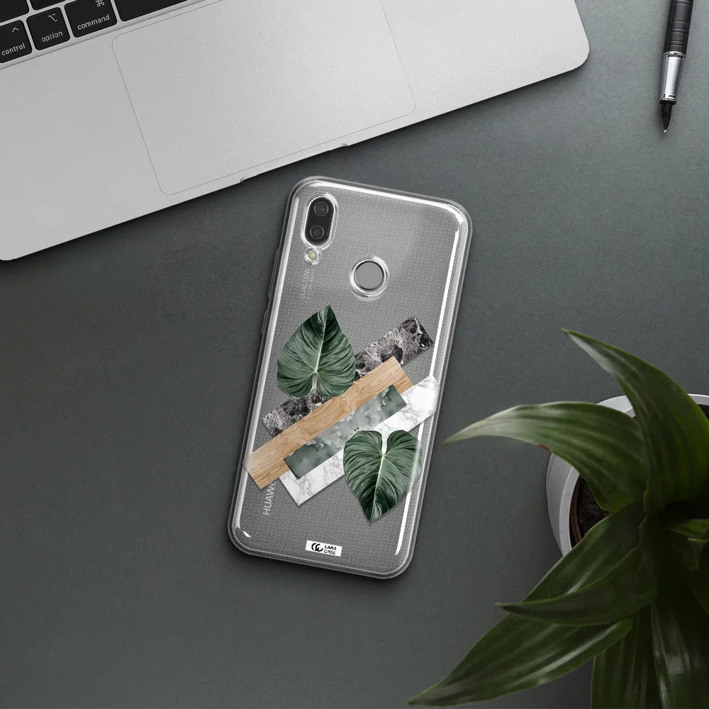 Tropical Leaves Huawei P20 Lite Clear TPU Case
