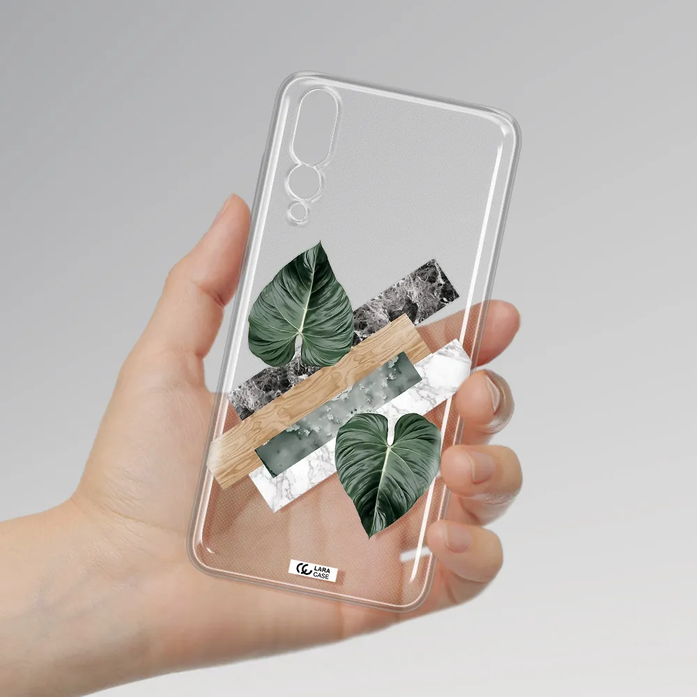 Tropical Leaves Huawei P20 Pro Clear TPU Case