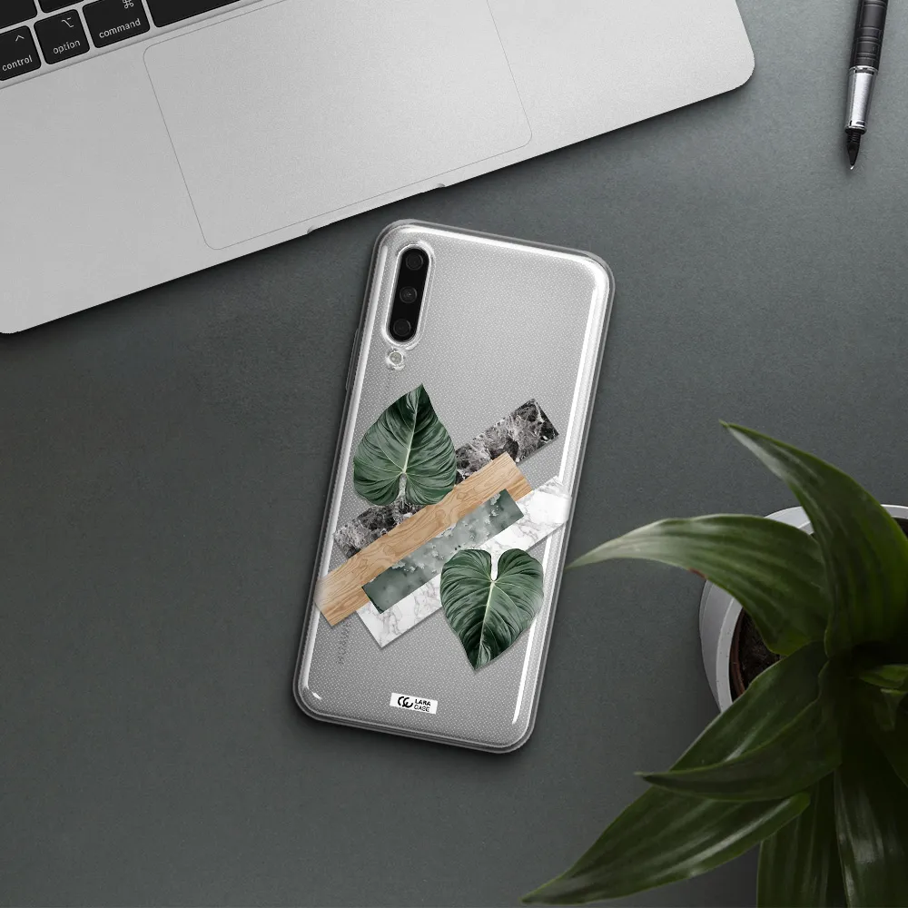 Tropical Leaves Huawei Y9S Clear Tpu Case