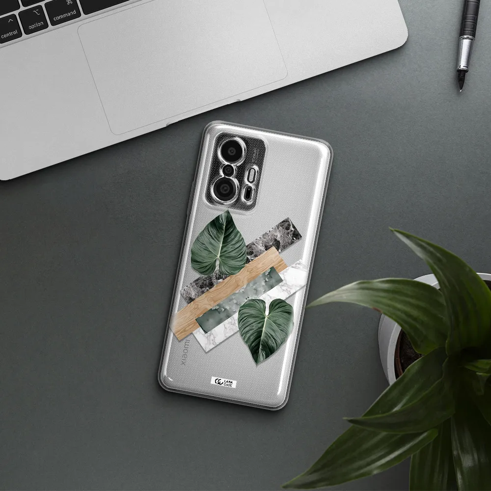 Tropical Leaves Xiaomi 11T Pro Clear Tpu Case