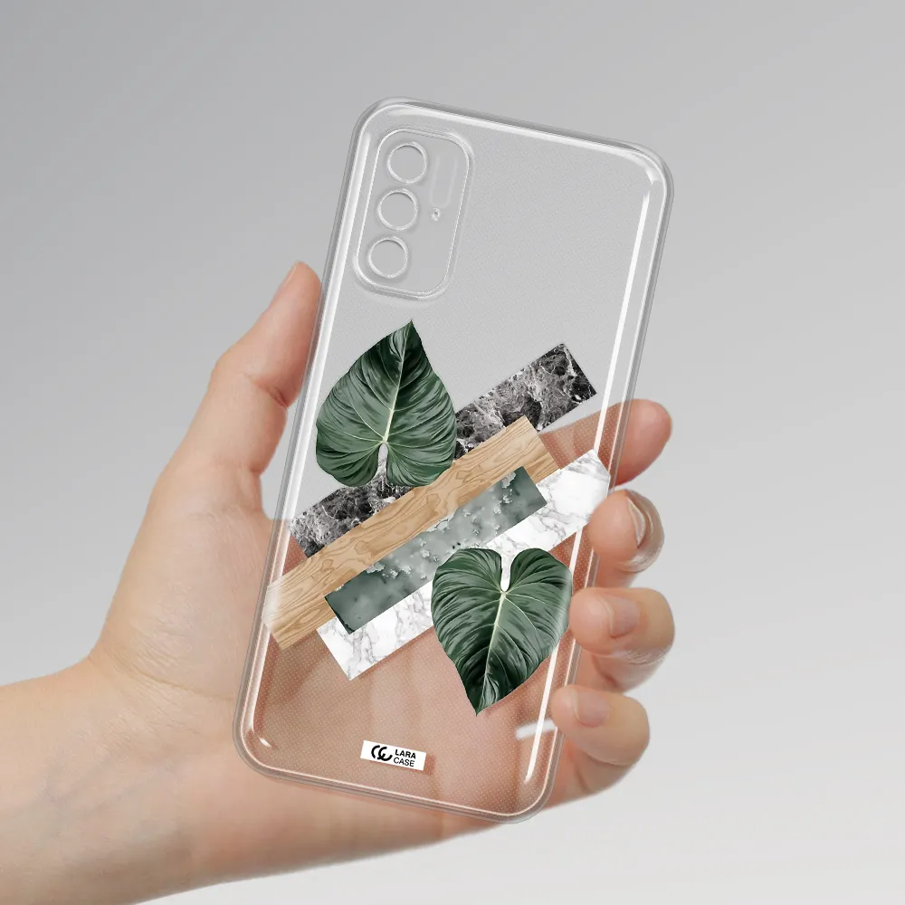 Tropical Leaves Xiaomi Poco M3 Pro Clear Tpu Case