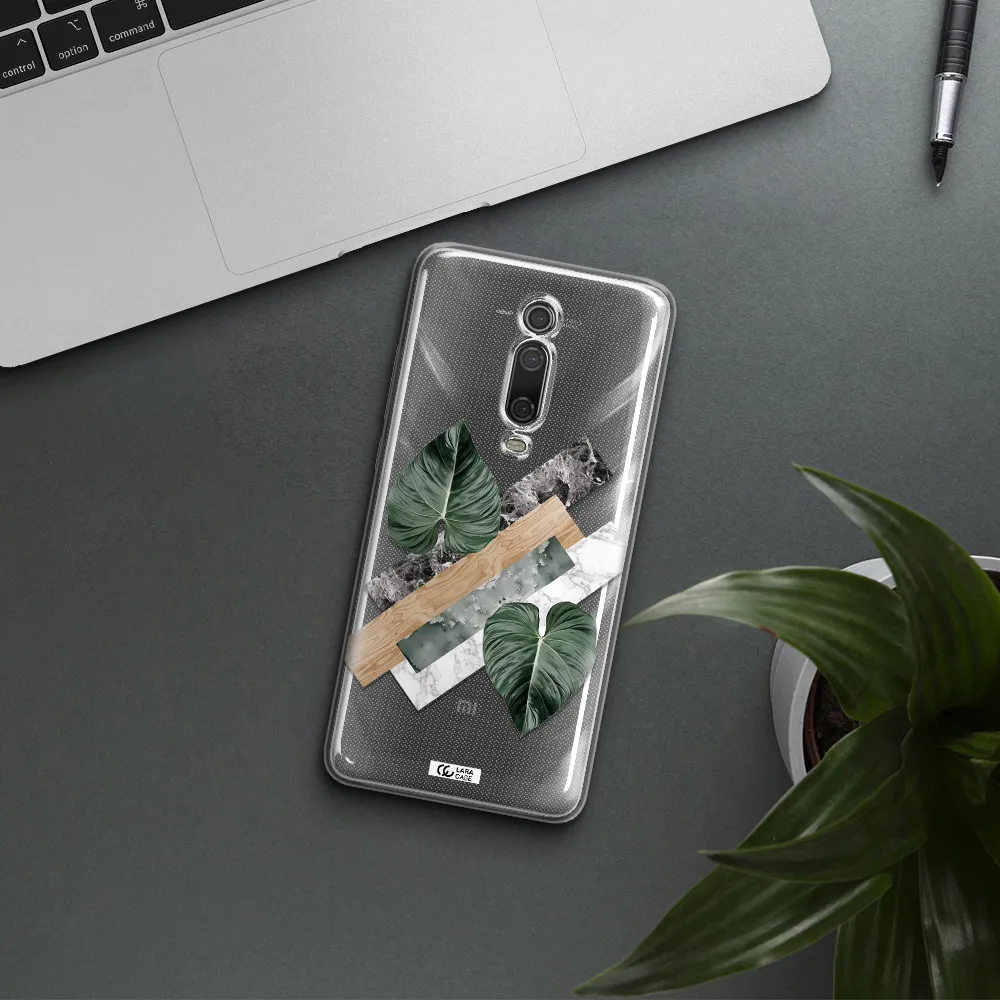 Tropical Leaves Xiaomi Redmi K20 Clear Tpu Case
