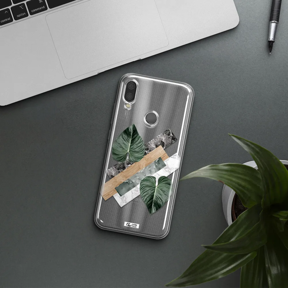 Tropical Leaves Xiaomi Redmi Note 7 Clear TPU Case