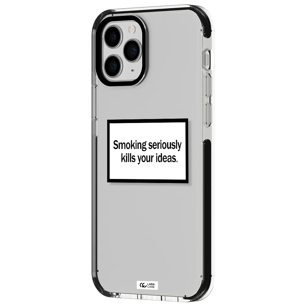 Cigarette Damage Apple iPhone 11 pro impact black border Case