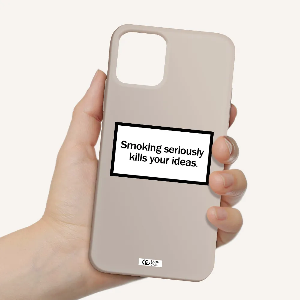 Cigarette Damage Apple iPhone 11 pro max Silicone Stone Case