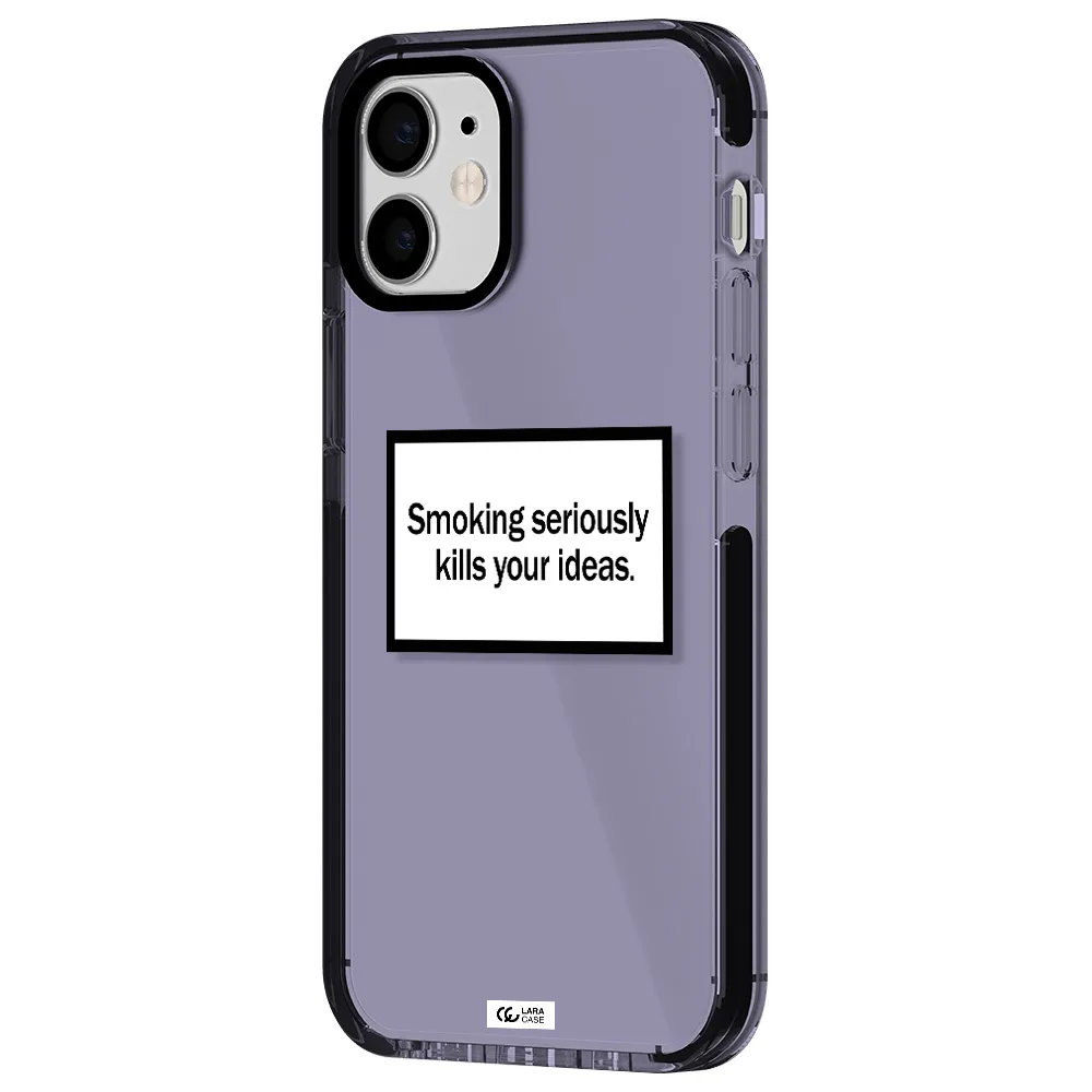 Cigarette Damage Apple iPhone 12 mini impact Lilac Case