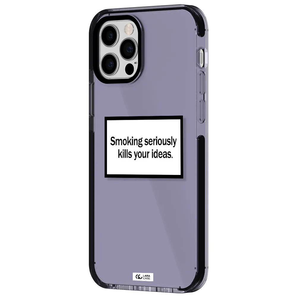 Cigarette Damage Apple iPhone 12 pro impact Lilac Case