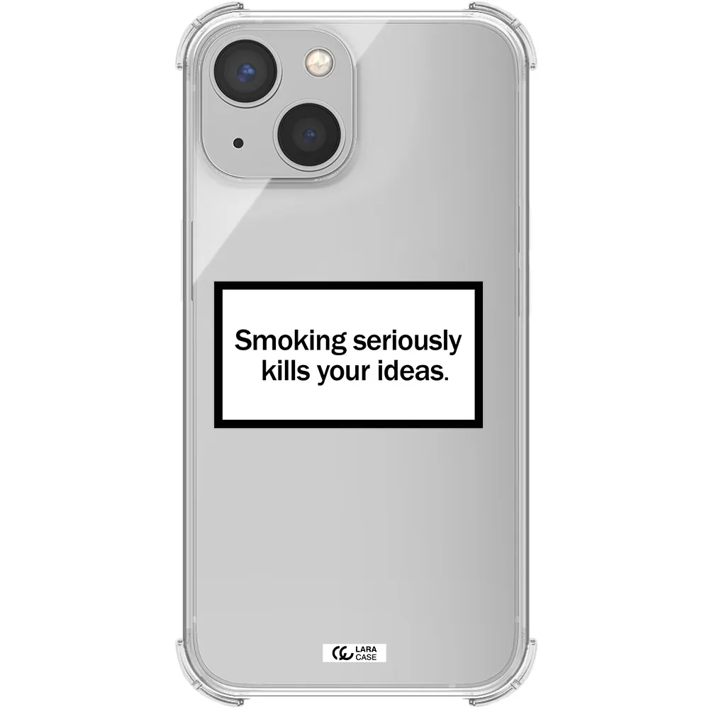 Cigarette Damage Apple iPhone 13 Clear PC Case