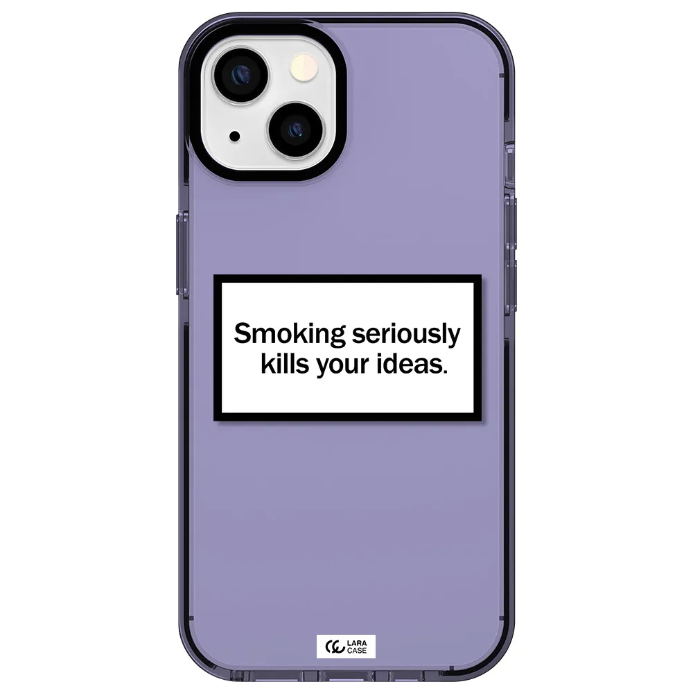 Cigarette Damage Apple iPhone 13 impact Lilac Case