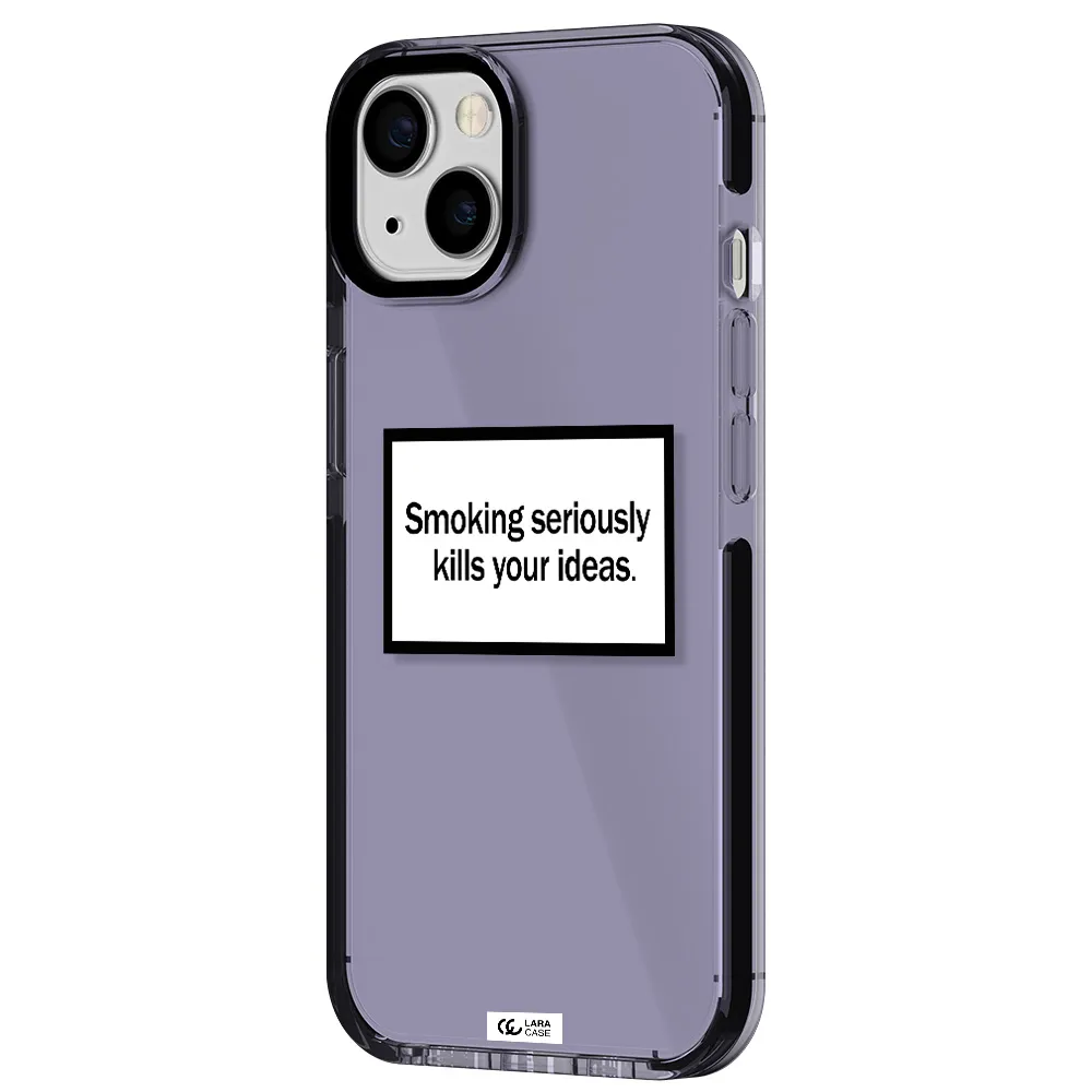 Cigarette Damage Apple iPhone 13 impact Lilac Case