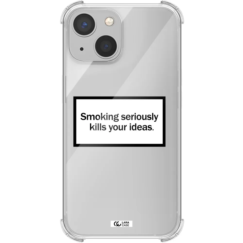 Cigarette Damage Apple iPhone 13 mini Clear PC Case