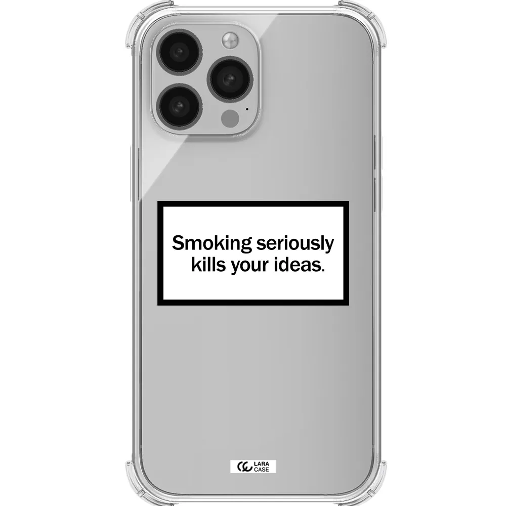 Cigarette Damage Apple iPhone 13 Pro Clear PC Case